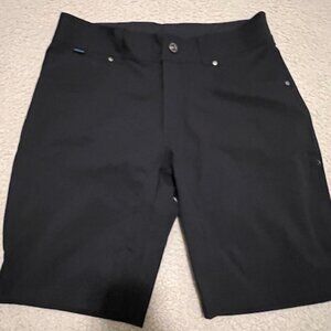 KUHL Blue Tech Fabric Cargo Shorts Size Men's 32 NWOT